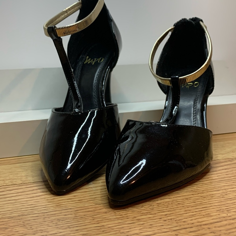 IMPO Black Paton “Tracie” Strap sz 7 1/2 M